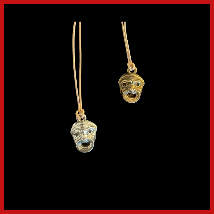 Pendentif masque théâtre